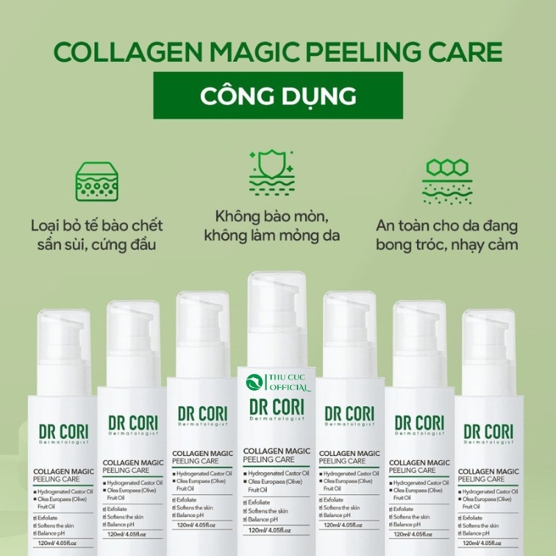 Kem tẩy da chết Dr Pluscell - Dr Cori Collagen Magic Peeling Care 120ml