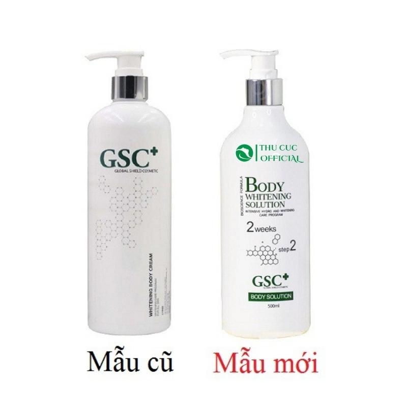 Kem Ủ Trắng Toàn Thân GSC+ Body Whitening Solution 500ml