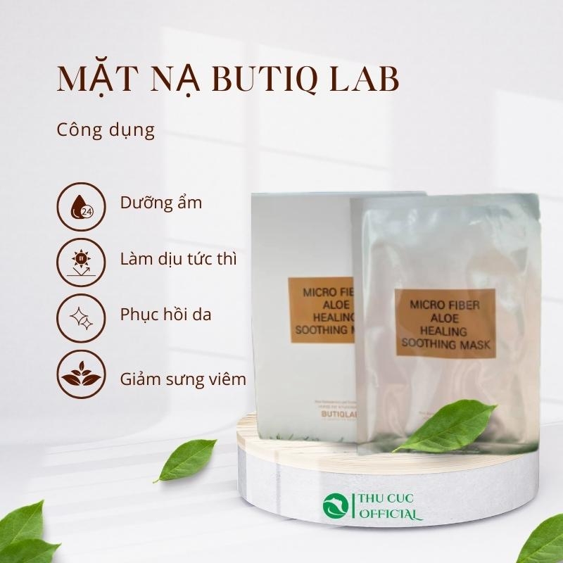 Mặt nạ dầu mỡ ngựa Butiqlab Micro Fiber Aloe Healing