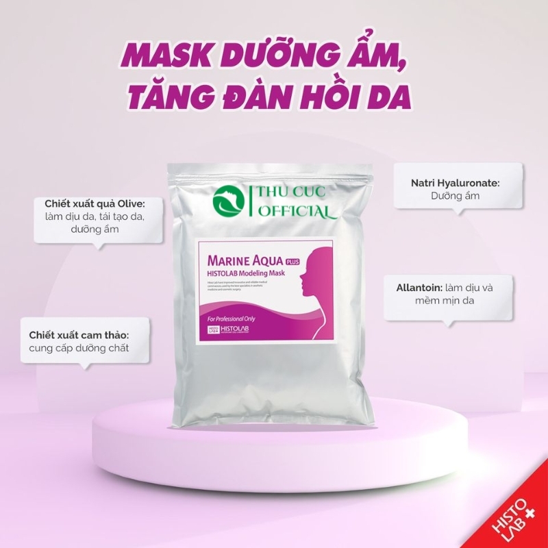 Mặt nạ bột dưỡng ẩm Histolab Marin Aqua Plus Modeling Mask 1000g