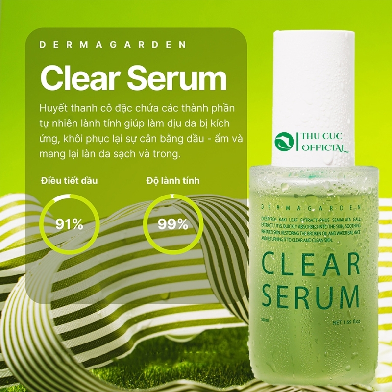 Serum giảm mụn DermaGaren Clear Serum 50ml
