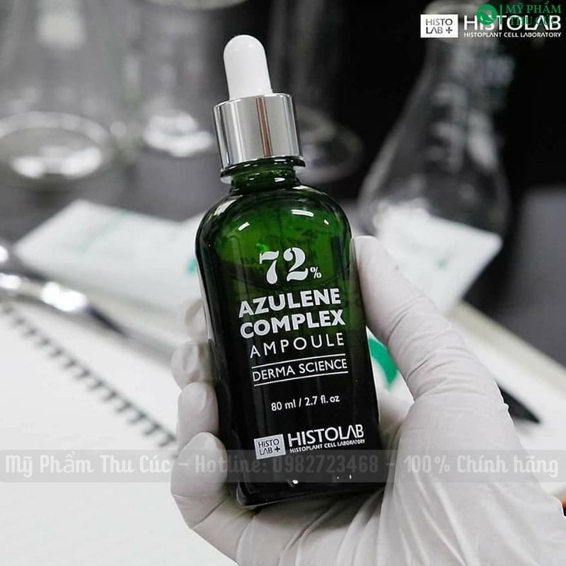 Serum Histolab Azulene Complex Ampoule 72% - Giảm viêm, kiềm dầu, sạch mụn