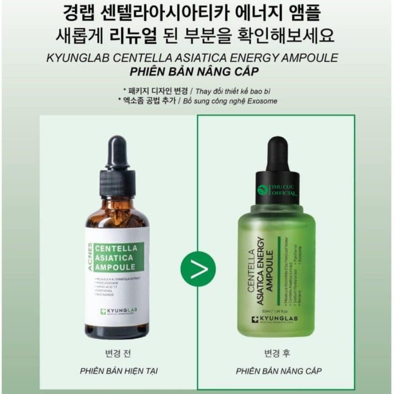 Serum giảm mụn Kyung Lab Acnes Centella Asiatica Ampoule 50ml