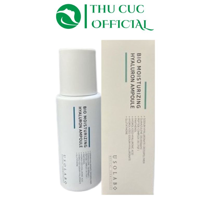 Tinh chất HA Usolab Bio Moisturizing Hyaluron Ampoule 50ml - Dưỡng ẩm, dịu da