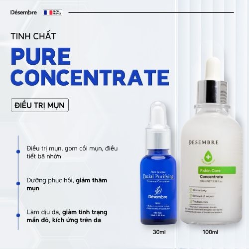 Tinh chất giảm mụn Desembre Purifying Concentrate