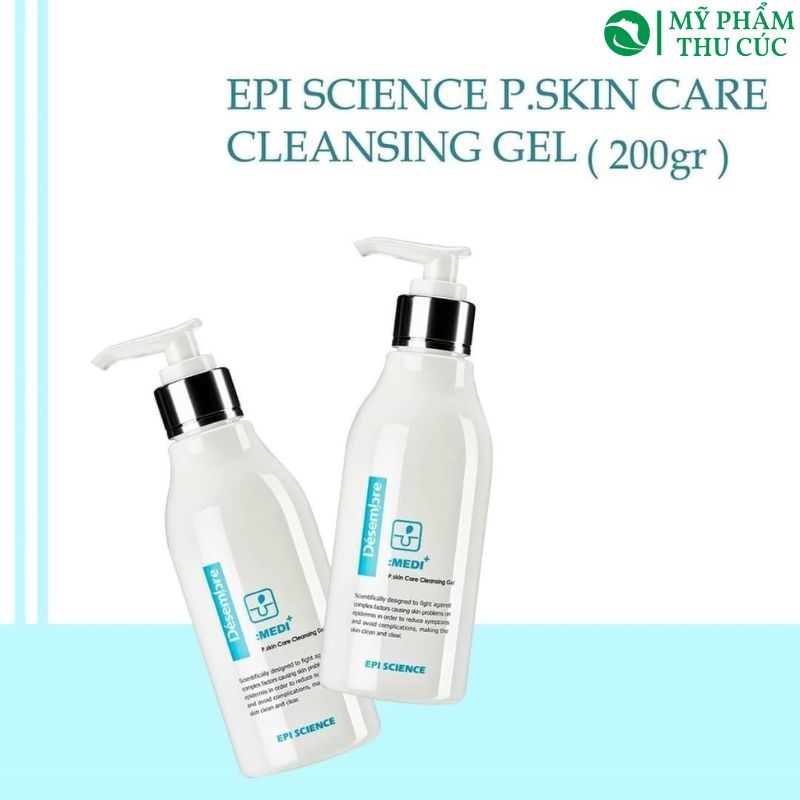 Sữa rửa mặt da mụn Desembre Medi Epi Science P.Skin Care Cleansing Gel 200ml