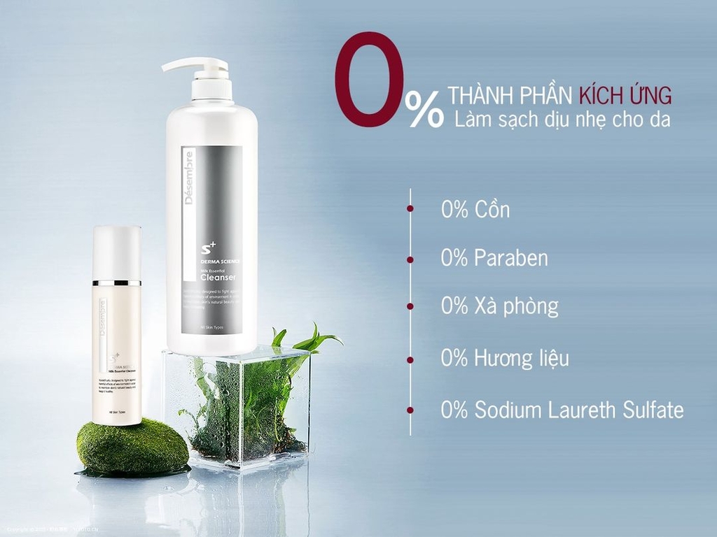 Sữa Rửa Mặt Désembre Derma Science Milk Essencial Cleanser