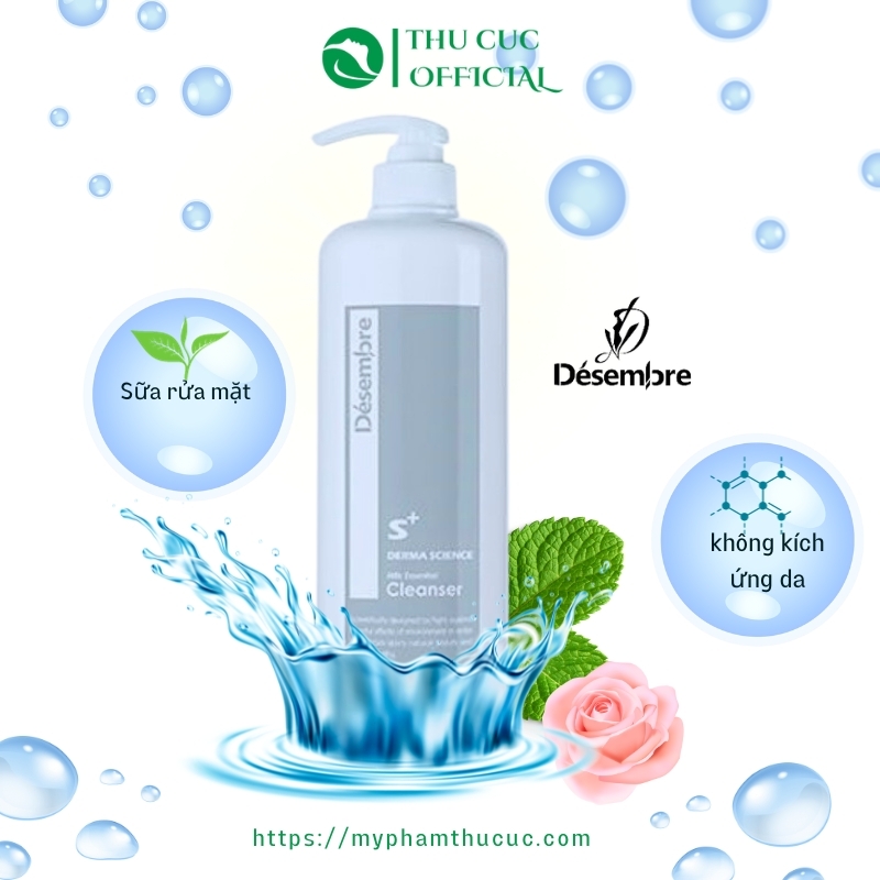 Sữa Rửa Mặt Désembre Derma Science Milk Essencial Cleanser