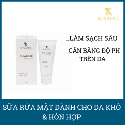 Sữa rửa mặt da hỗn hợp Kamel