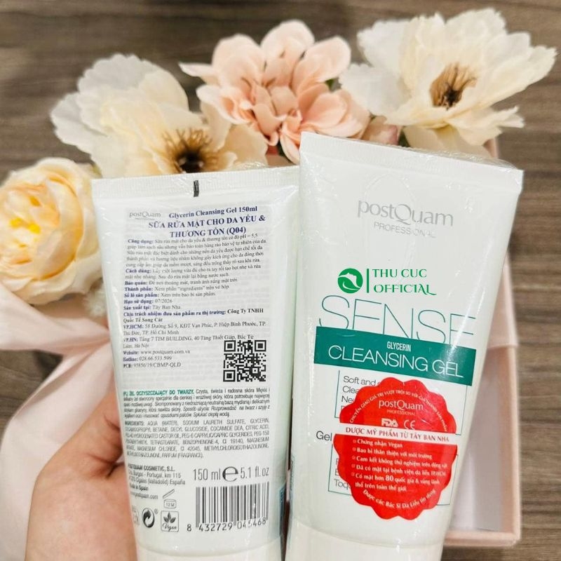 Sữa rửa mặt PostQuam Glycerin Cleansing Gel 150ml cho da dầu mụn