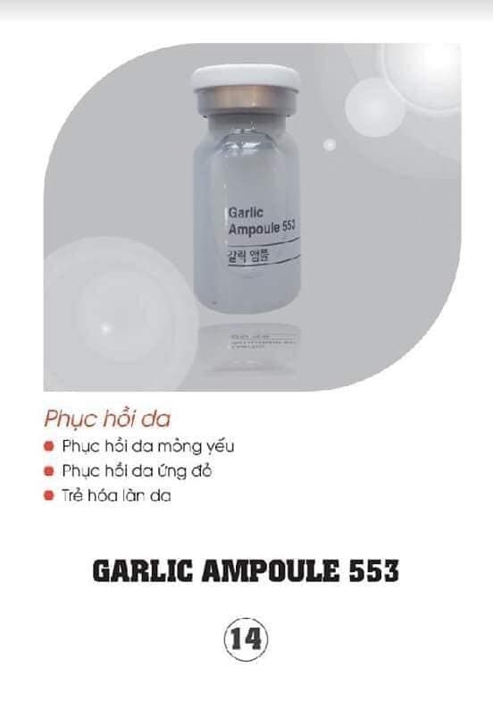 Tinh dầu tỏi giảm mụn Esthemax Ampoule 553