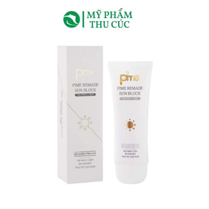 Kem chống nắng trắng da Pime Remade Sun Block 60g