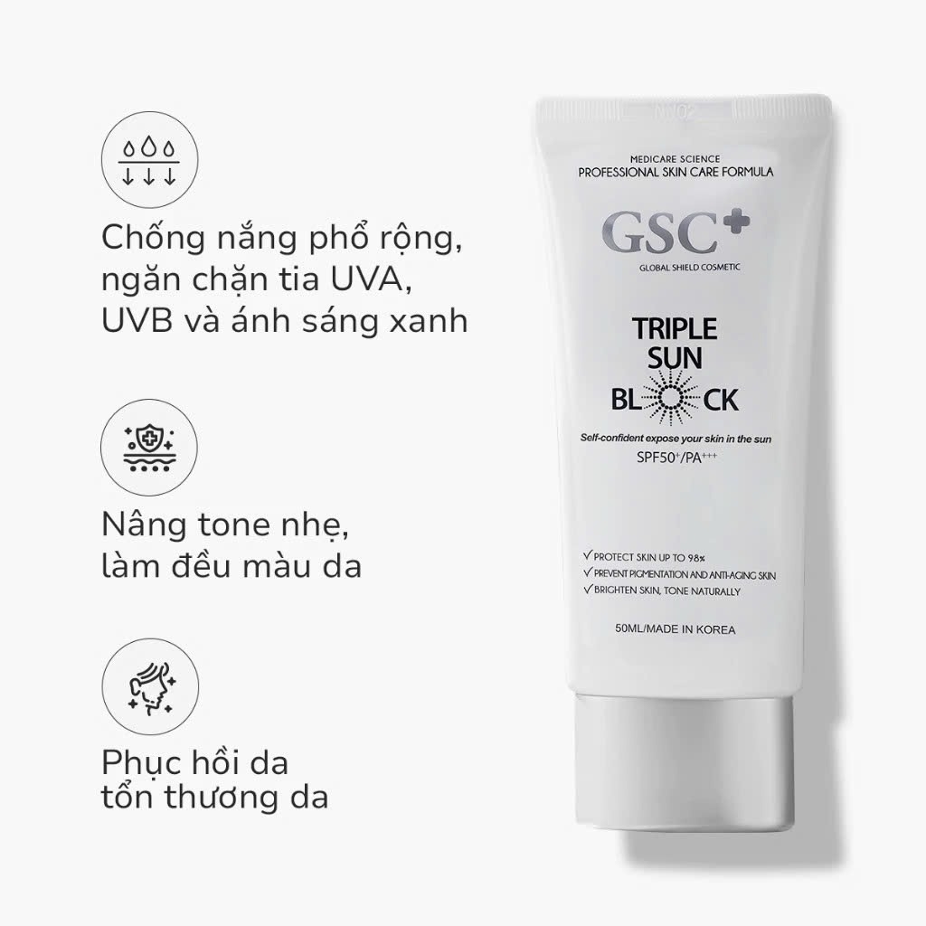 Kem chống nắng vật lý GSC
