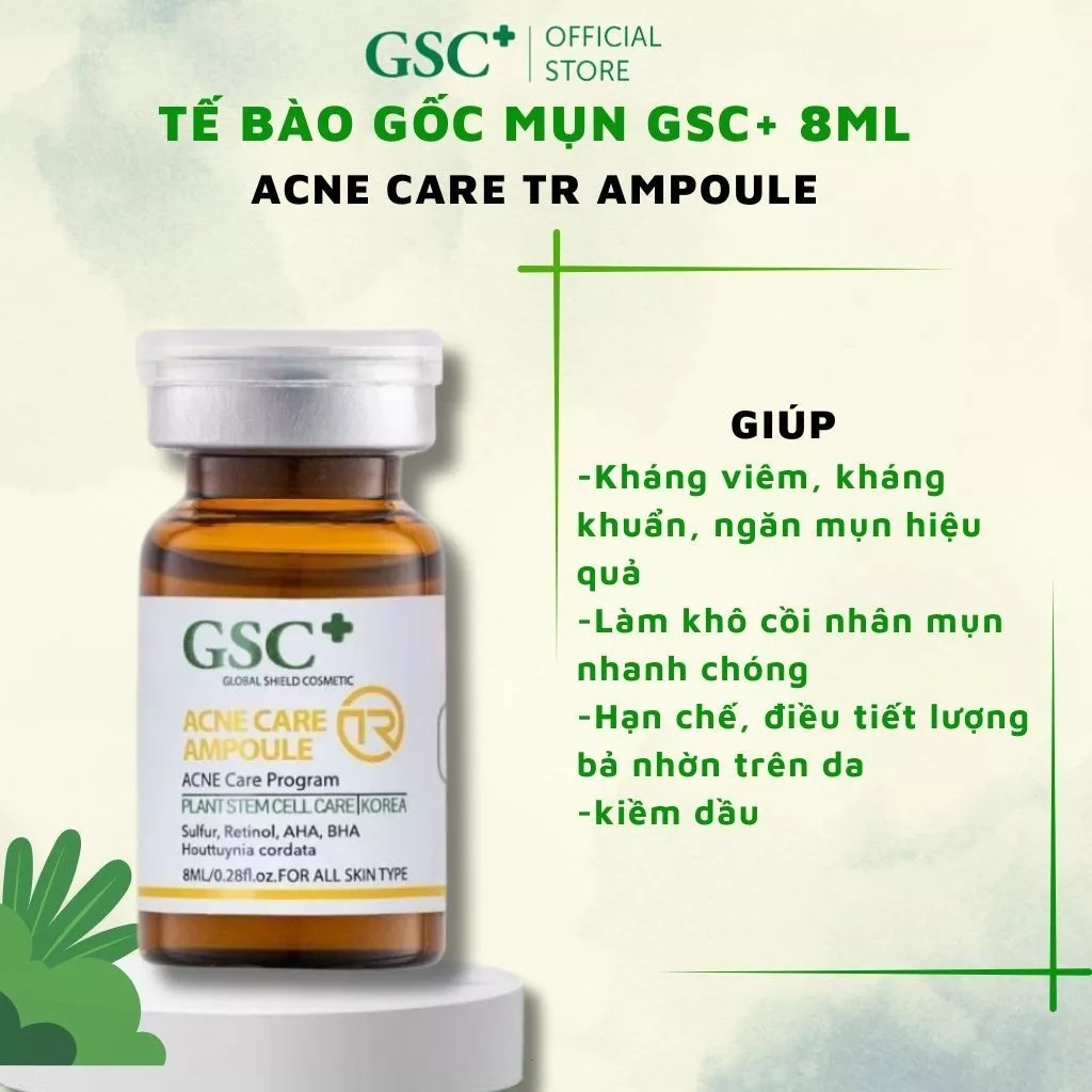 Tế bào gốc giảm mụn GSC