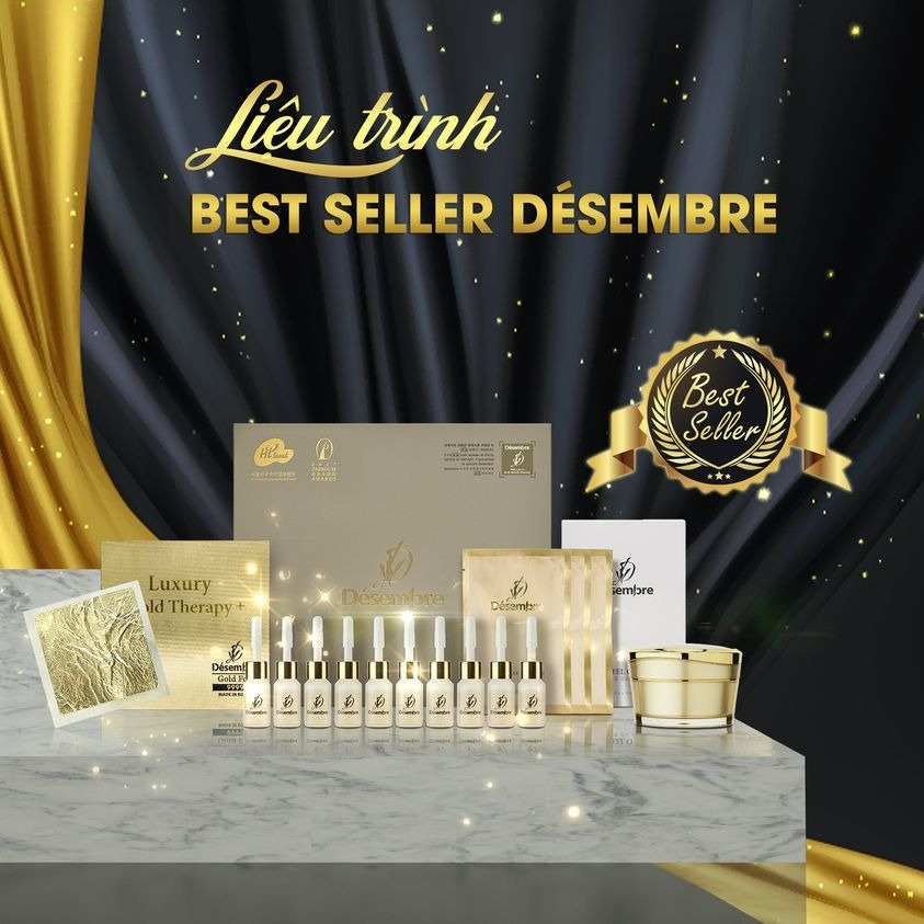 Mặt nạ vàng lá 24K Desembre