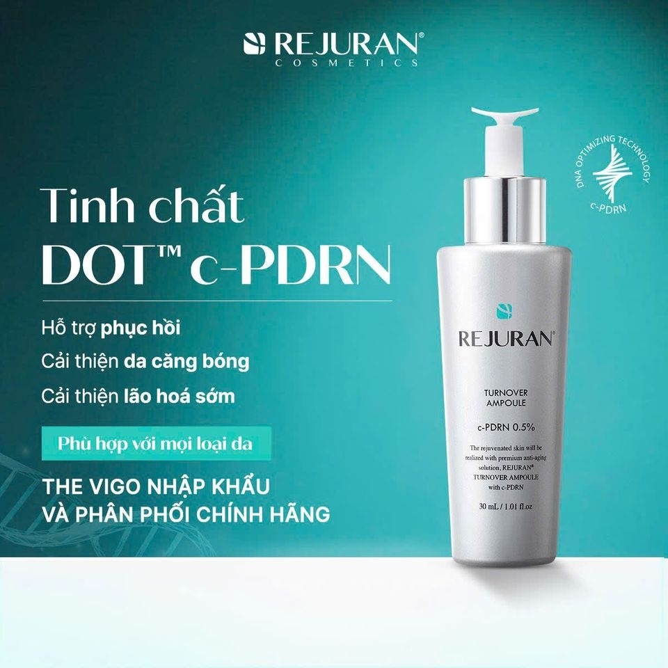 Serum Rejuran Healer Turnover Ampoule – Tái Tạo Da, Trẻ Hóa & Làm Sáng Da 30ml