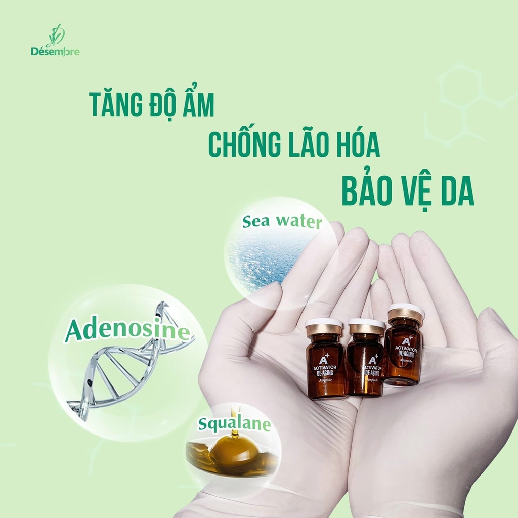 Tế Bào Gốc Căng Bóng và Trẻ Hóa A+ Desembre Activator De-Aging Micro Ampoule