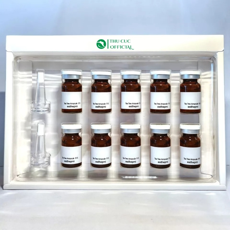 [Date 2026] Tế bào gốc Esthemax Tea Tree - Esthepro 515 Ampoule (set 10 ống)