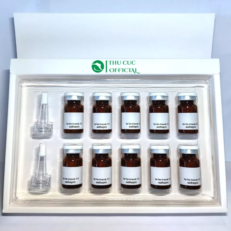 [Date 2026] Tế bào gốc Esthemax Tea Tree - Esthepro 515 Ampoule (set 10 ống)