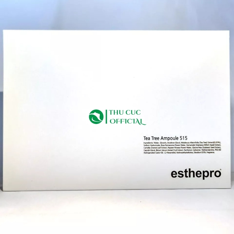 [Date 2026] Tế bào gốc Esthemax Tea Tree - Esthepro 515 Ampoule (set 10 ống)