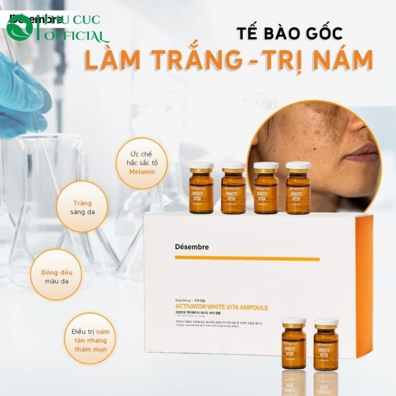 Tế bào gốc cho da thâm nám W+ Desembre