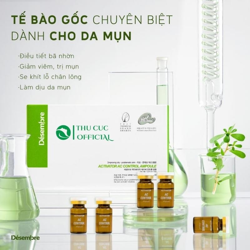 Tế bào gốc giảm mụn P+ Desembre