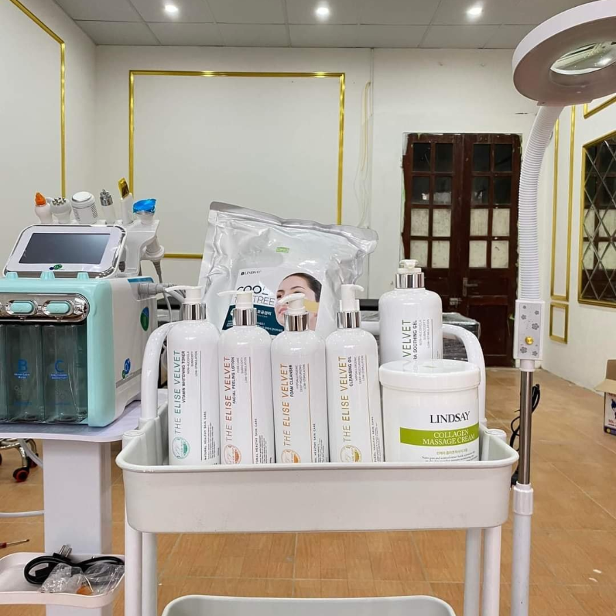 Kem massage collagen Lindsay 1000ml Hàn Quốc chính hãng