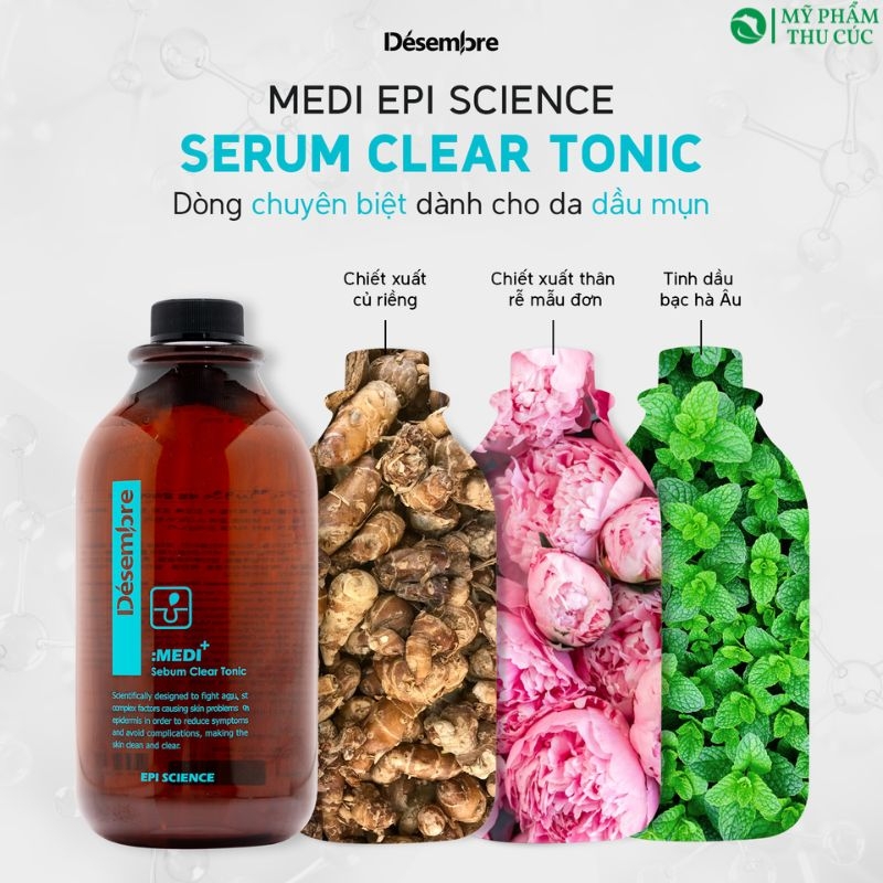 Ủ mụn Desembre Medi Epi science P.skin Care Clear Tonic