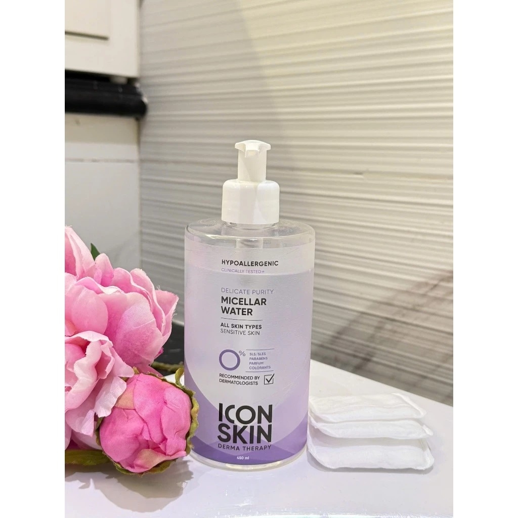 Nước Tẩy Trang ICONSKIN Delicate Purity Micellar Water – Làm Sạch Dịu Nhẹ Cho Da Nhạy Cảm