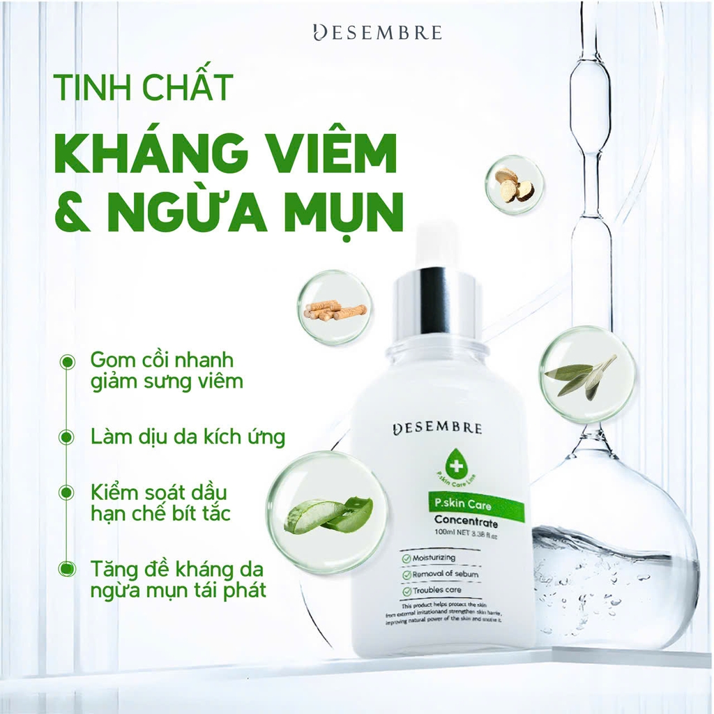 Tinh chất giảm mụn Desembre Purifying Concentrate