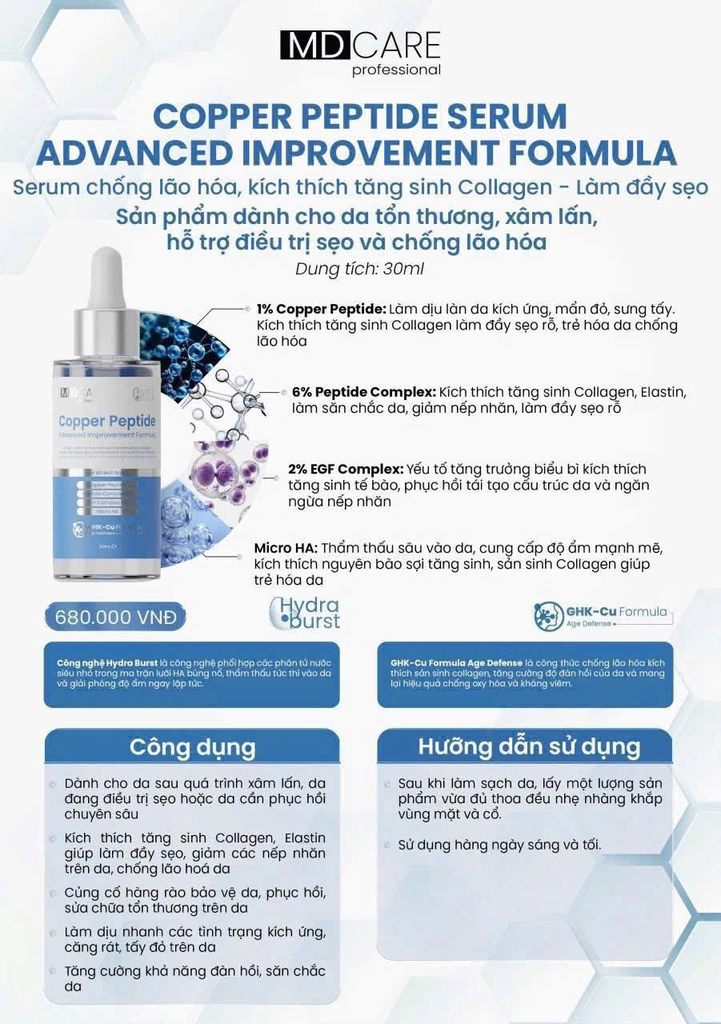 MD Care: Giải pháp Chăm sóc Da Khoa học Toàn diện từ da mặt đến body