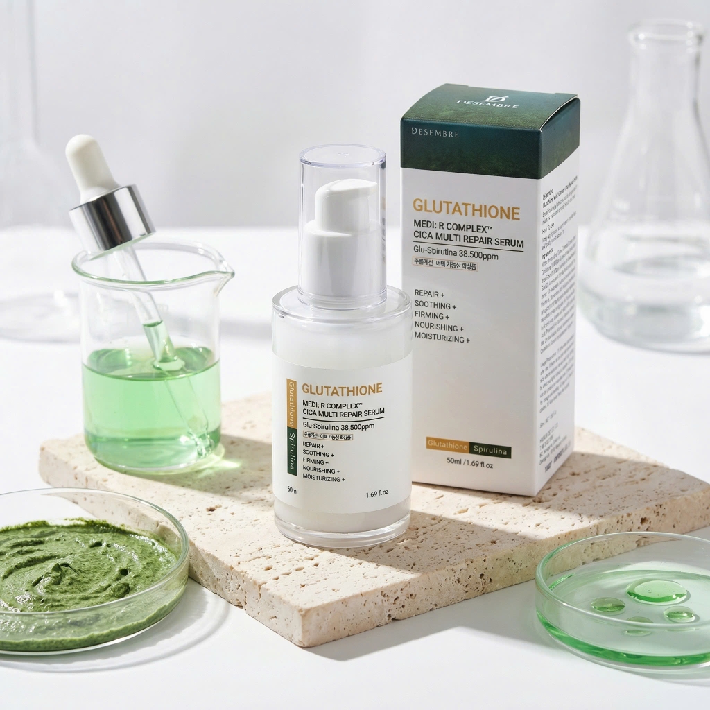 Tinh chất phục hồi kháng sắc tố liposome Glutathione Cica Multi Repair Serum Desemre