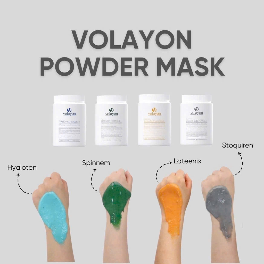 Mặt nạ Volayon - Top 4 loại mặt nạ tảo xoắn Volayon 500g Spa ưa chuộng