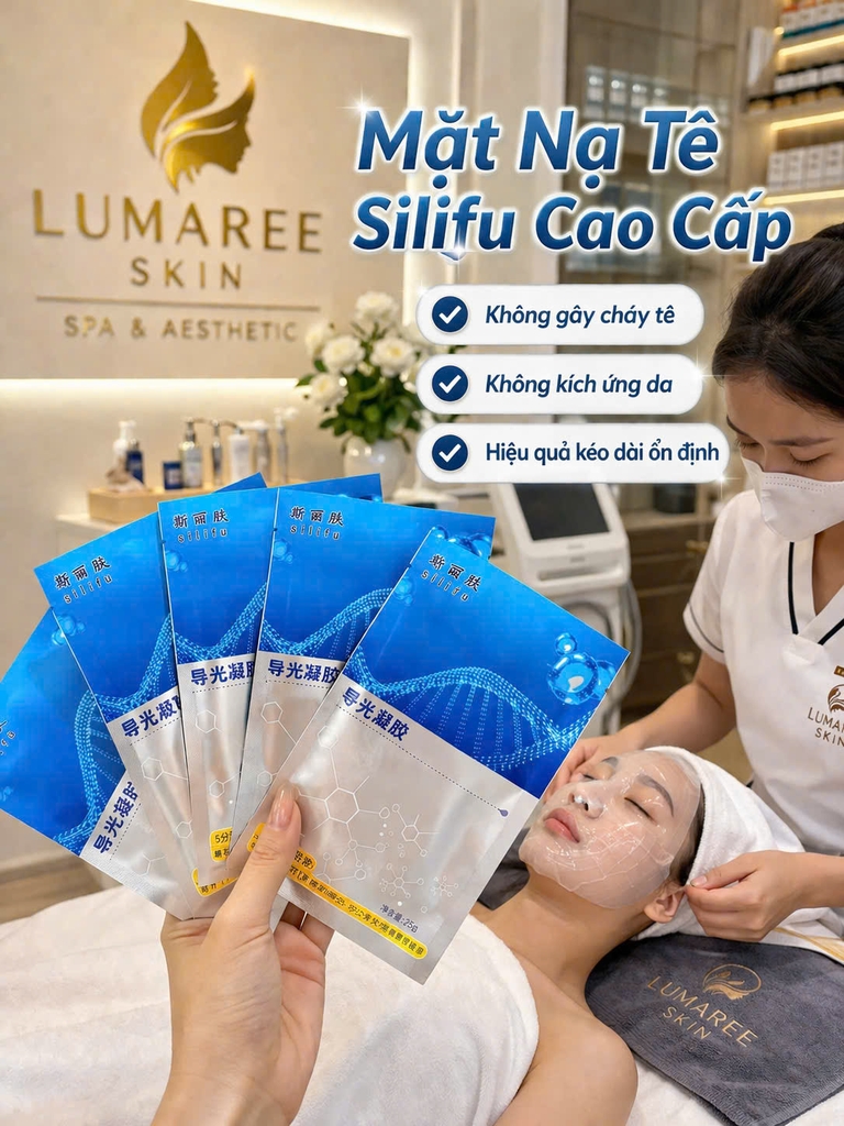 Mặt Nạ Ủ Tê Silifu – Nội Địa Trung Tê Nhanh, Êm Dịu, Phù Hợp Mọi Liệu Trình Thẩm Mỹ