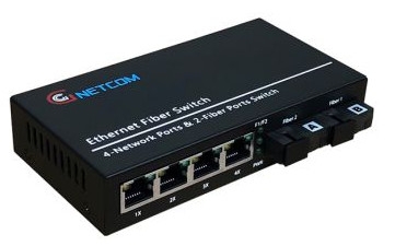 Switch Quang HO-LINK HL-2F4EP-SC 2 quang 4 Cổng POE 10/100M