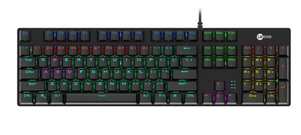 Bàn phím cơ Gaming có đèn LED Lecoo GK301