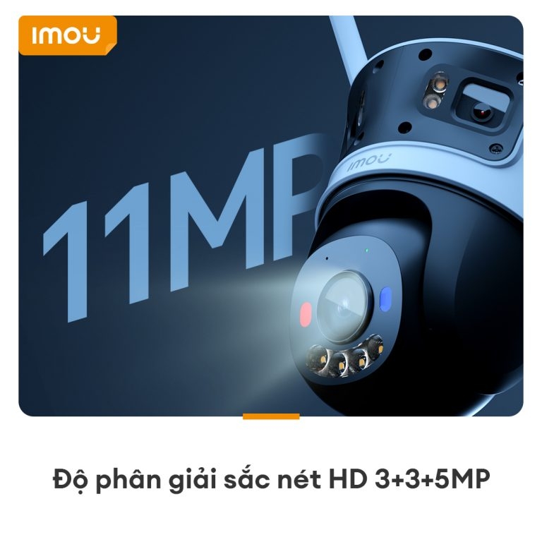 Camera Wifi IMOU Cruiser Triple 11MP – IPC-S7UP-11M0WED (3 Ống Kính Ngoài Trời)
