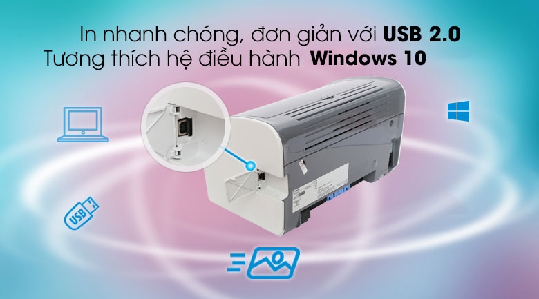 Máy in laser trắng đen đơn năng Canon LBP2900