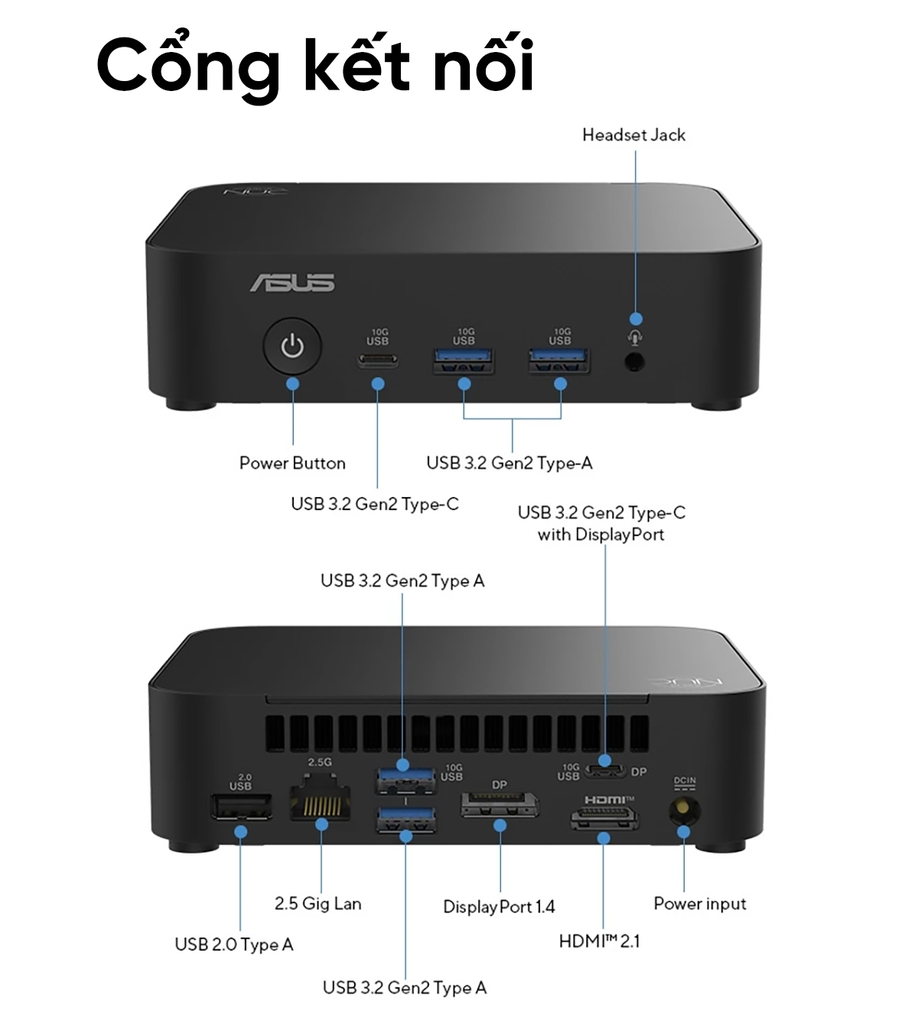 Bộ Mini PC Asus NUC 14 Essential – Nhỏ gọn, tiết kiệm điện, hiệu năng vượt mong đợi!