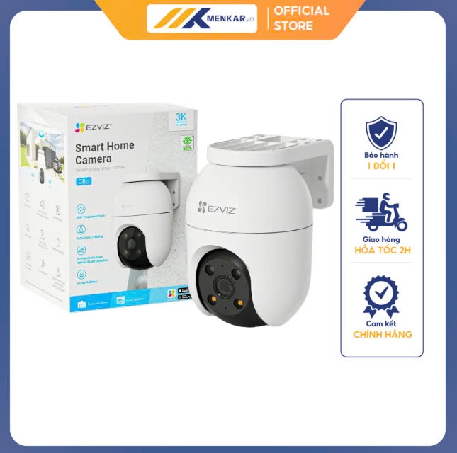 Camera WiFi EZVIZ C8C 3K (5MP, quay quét thông minh)