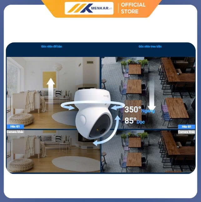 Camera Wifi Ezviz H6C 4K G1 - Diện mạo đổi mới – Hiệu năng bứt phá