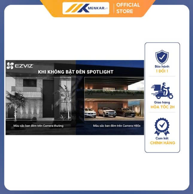 Camera wifi EZVIZ H80x Dual – 8MP 4K FullColor
