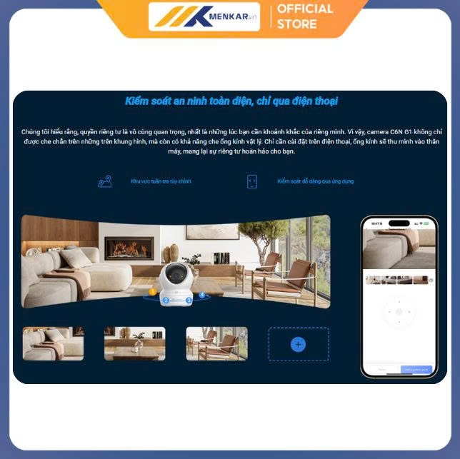 Camera Wifi Ezviz H6C 4K G1 - Diện mạo đổi mới – Hiệu năng bứt phá
