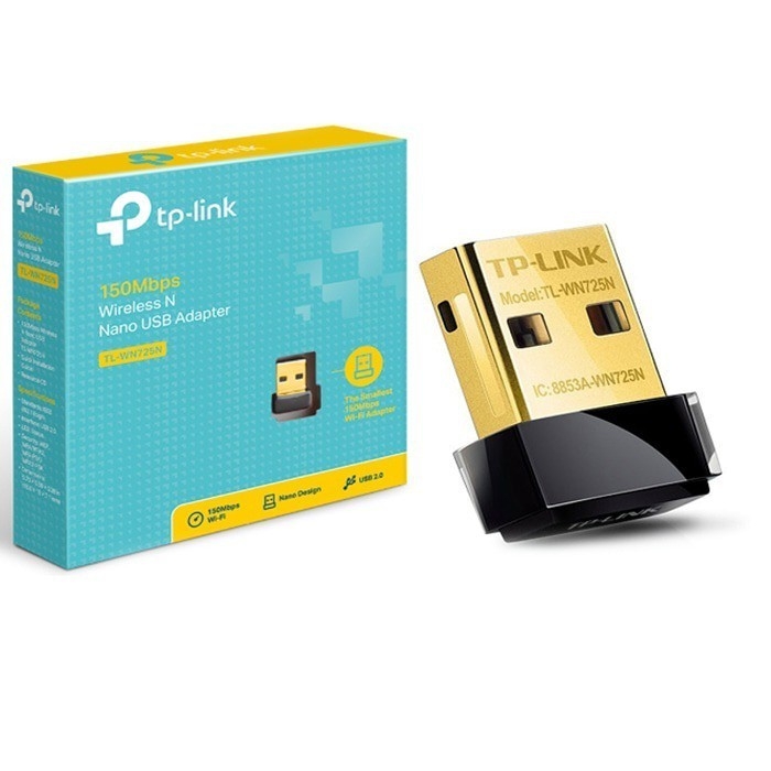 USB thu sóng Wifi Tplink TL-WN725N siêu nhỏ, Anten ngầm, 150Mps