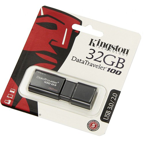 USB Kingston 32GB - DT100G3 - 3.0