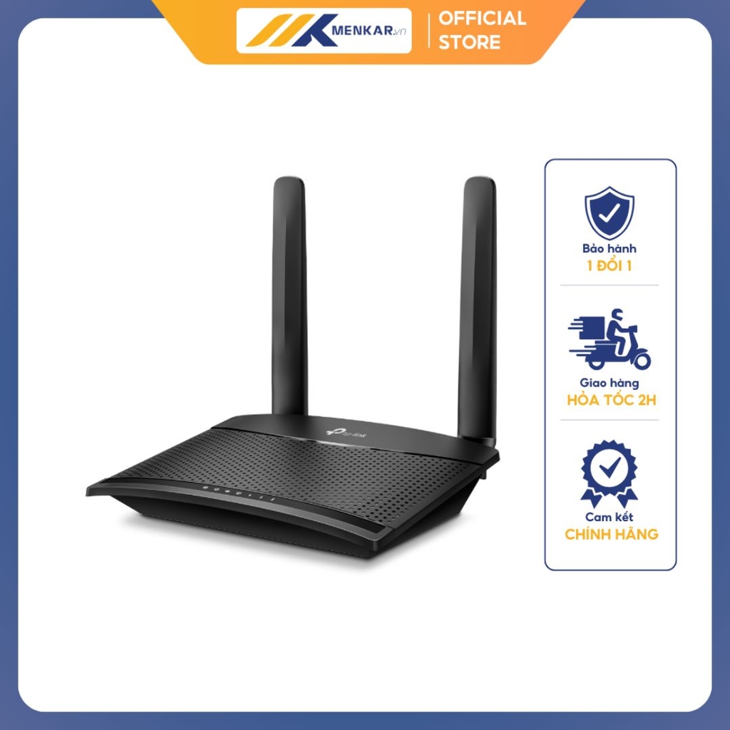 Router Wi-Fi 4G LTE Chuẩn N Tốc Độ 300 Mbps  TL-MR100