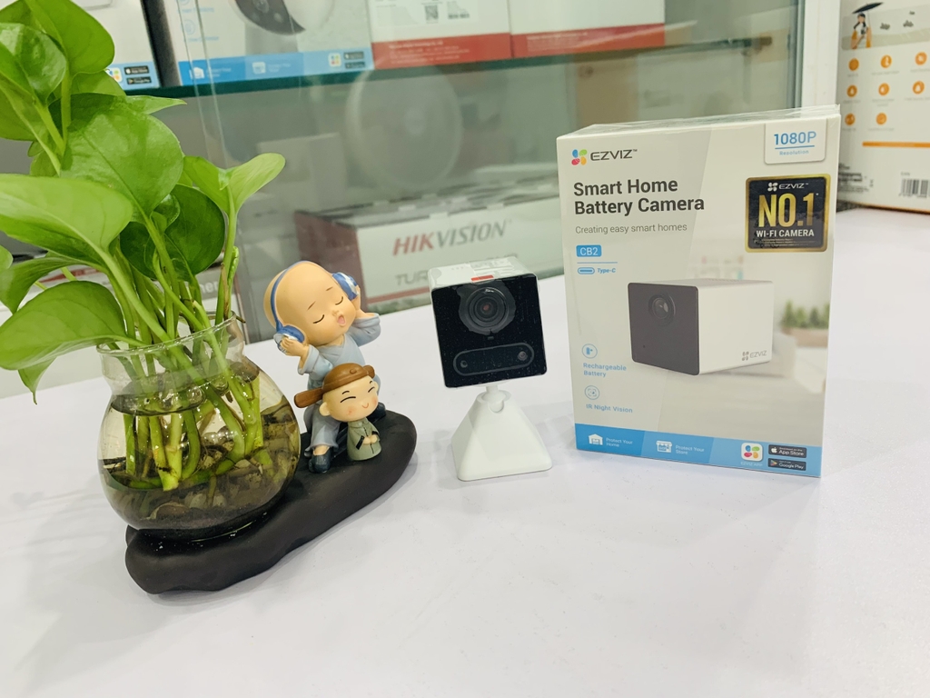 Camera EZVIZ WiFi Dùng Pin CB2 Mini - Trắng