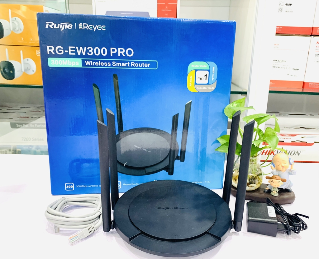 Bộ phát WiFi Ruijie RG-EW300 PRO Chuẩn N tốc độ 300Mbps
