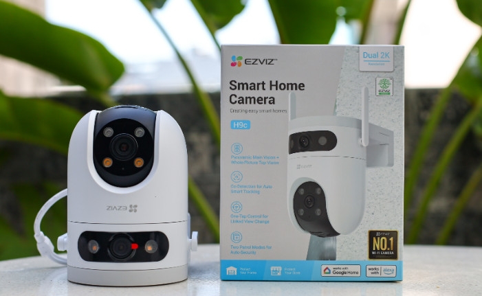 Camera Wifi Ngoài Trời Ezviz 2 Mắt H9C 6MP (3MP+3MP)