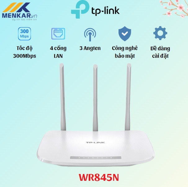 Bộ phát wifi TP-Link TL-WR845N Wireless N300MBPS